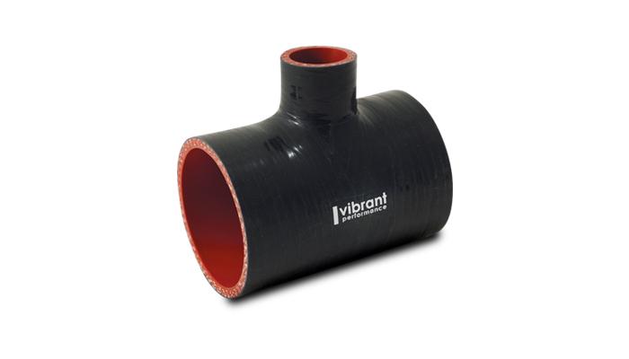 Vibrant Performance T-Hose Coupler, Hose I.D. 3" - Overall Length: 4" - Branch I.D. 1" - 19691