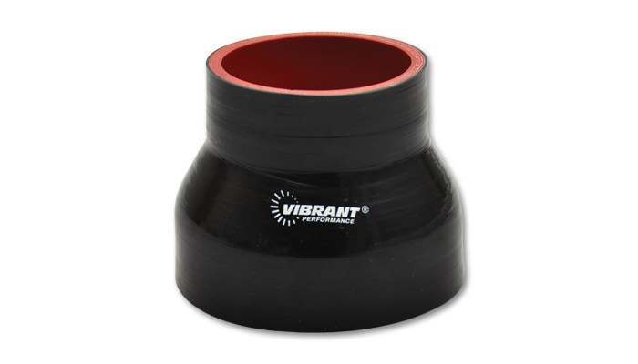 Vibrant Performance Reducer Coupler, 0.875" I.D. X 0.625" I.D. X 4.00" Long - Black - 19711