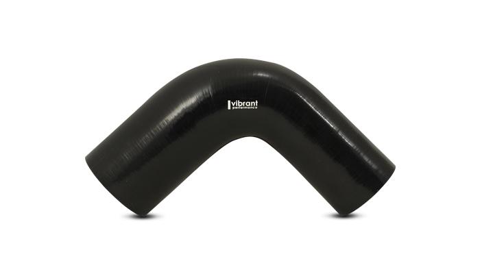 Vibrant Performance 90 Degree Reducer Elbow, 2.00" I.D. X 1.50" I.D. X 4.00" Leg Length - Black - 19787