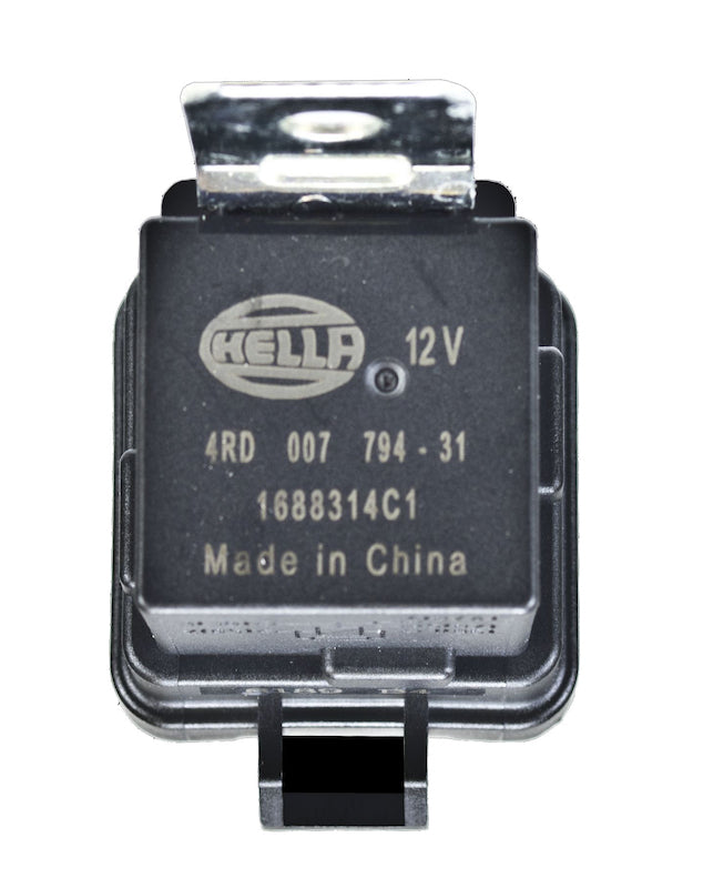 Hella 12V 20/40 Amp SPDT RES Relay with Weatherproof Bracket - Single
