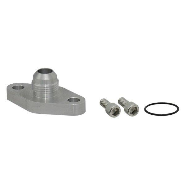 Vibrant Performance Aluminum Oil Drain Flange With -10An Male Fitting - 19877