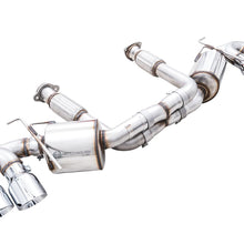 AWE Touring Edition Exhaust - Quad Chrome Silver Tips (2020-2024 Corvette C8) - 3015-42151