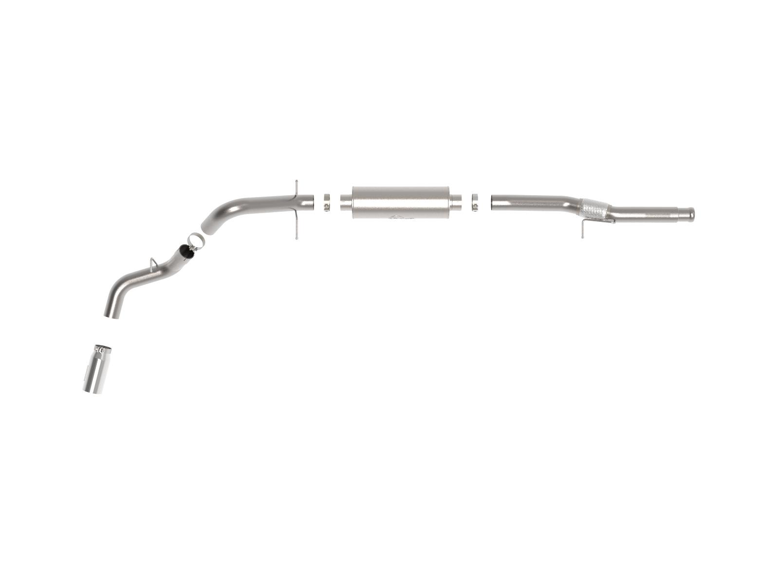 AFE Cat-Back Exhaust System (2014-2018 GM 1500 V8-6.2L) - 49-44116-P