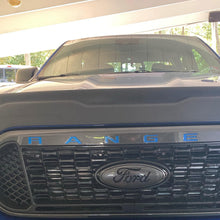 Anchor Room Front Grille Letter Vinyl Inserts (2019-2023 Ranger) - Competition Orange - 19FA_FGL_CO