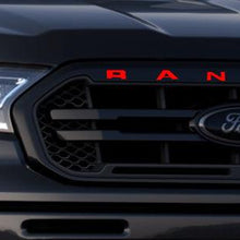 Anchor Room Front Grille Letter Vinyl Inserts (2019-2023 Ranger) - Matte Black - 19FA_FGL_M