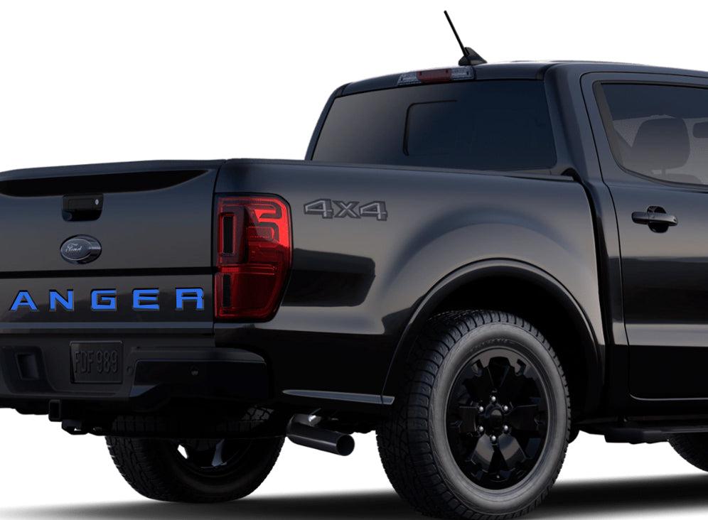Anchor Room Tailgate Letter Vinyl Inserts (2019-2023 Ranger) - Blue - 19FA_TGL_B