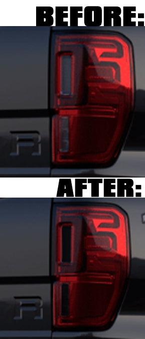 Anchor Room Rear Tail Light Insert Vinyl Tint (2019-2022 Ranger) - Standard  - 19FA_TI