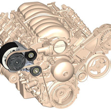 Holley LS A/C Accessory Drive Kit - Includes R4 A/C Compressor, Tensioner, &amp; Pulleys.  - 20-140