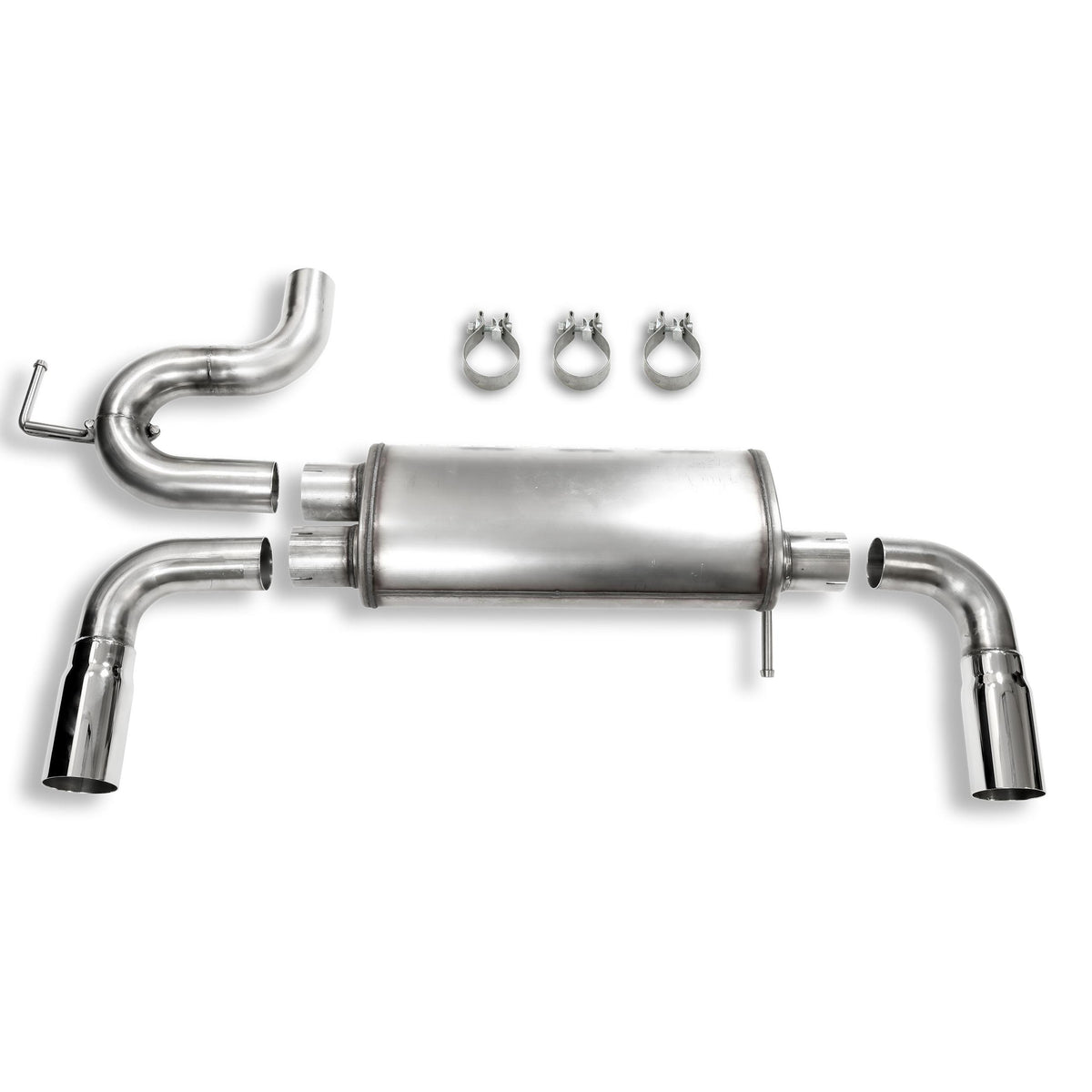 JBA Performance Exhaust 2 1/2" Axle Back Exhaust 304SS (2021-2025 Bronco 4WD) - 30-2544