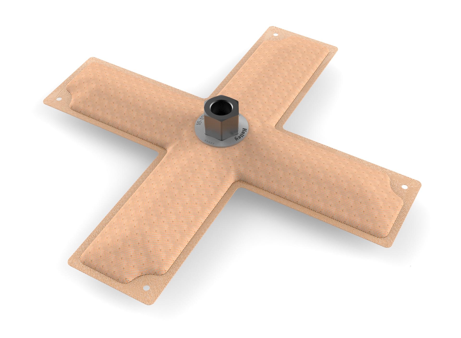 Holley 11" x 11" HydraMat, Cross.  - 16-104