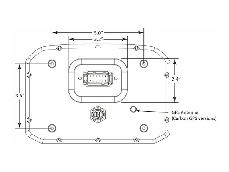 AEM Display Kit, CD-7 Carbon - 30-5700