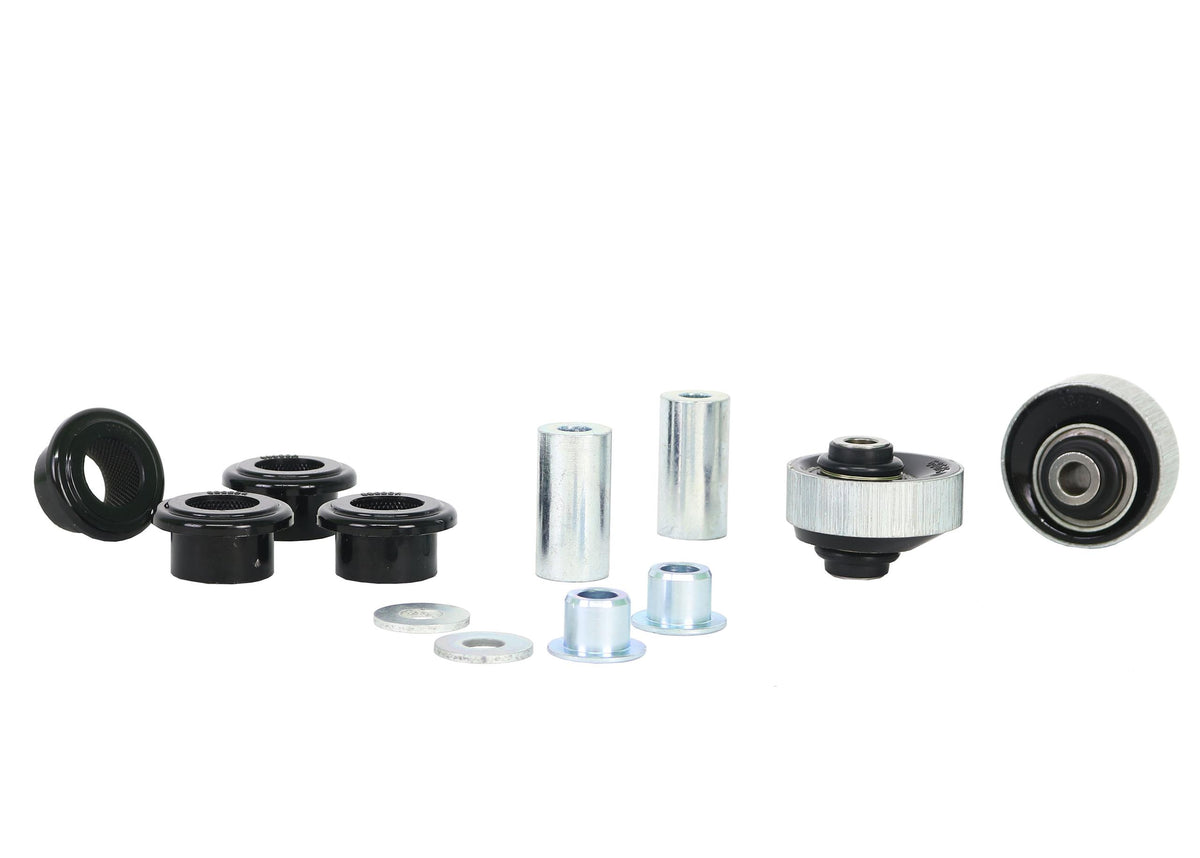 Whiteline Performance Control Arm Geometry Correction Kit Contains Control Arm And Bumpsteer Bushings Adds +0.5Deg Caster + Anti-Lift Whiteline (2011-2020 Jetta, Leon, GTI, Golf SportWagen, A3, Golf, Golf R, S3, A3 Quattro, RS3, TT) - KCA462