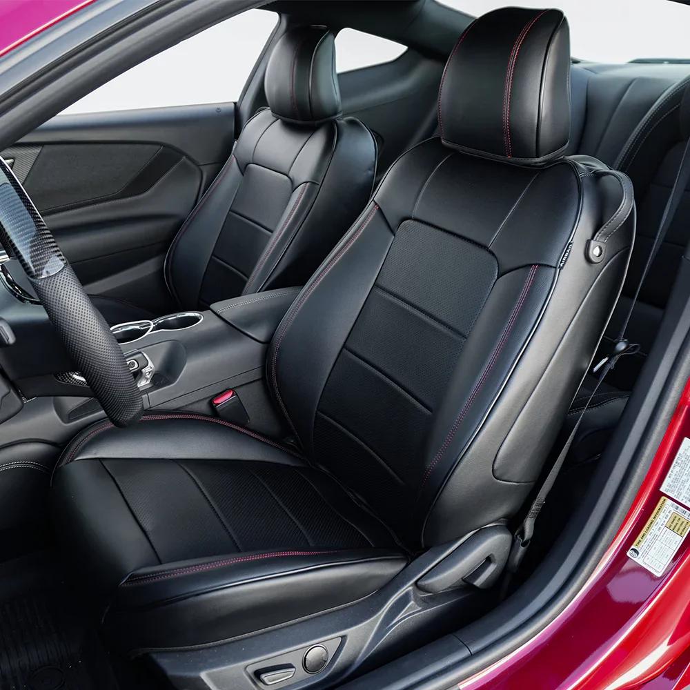 Kustom Interior Custom Premium Artificial Leather Seat Covers (2015-2023 Mustang Coupe)