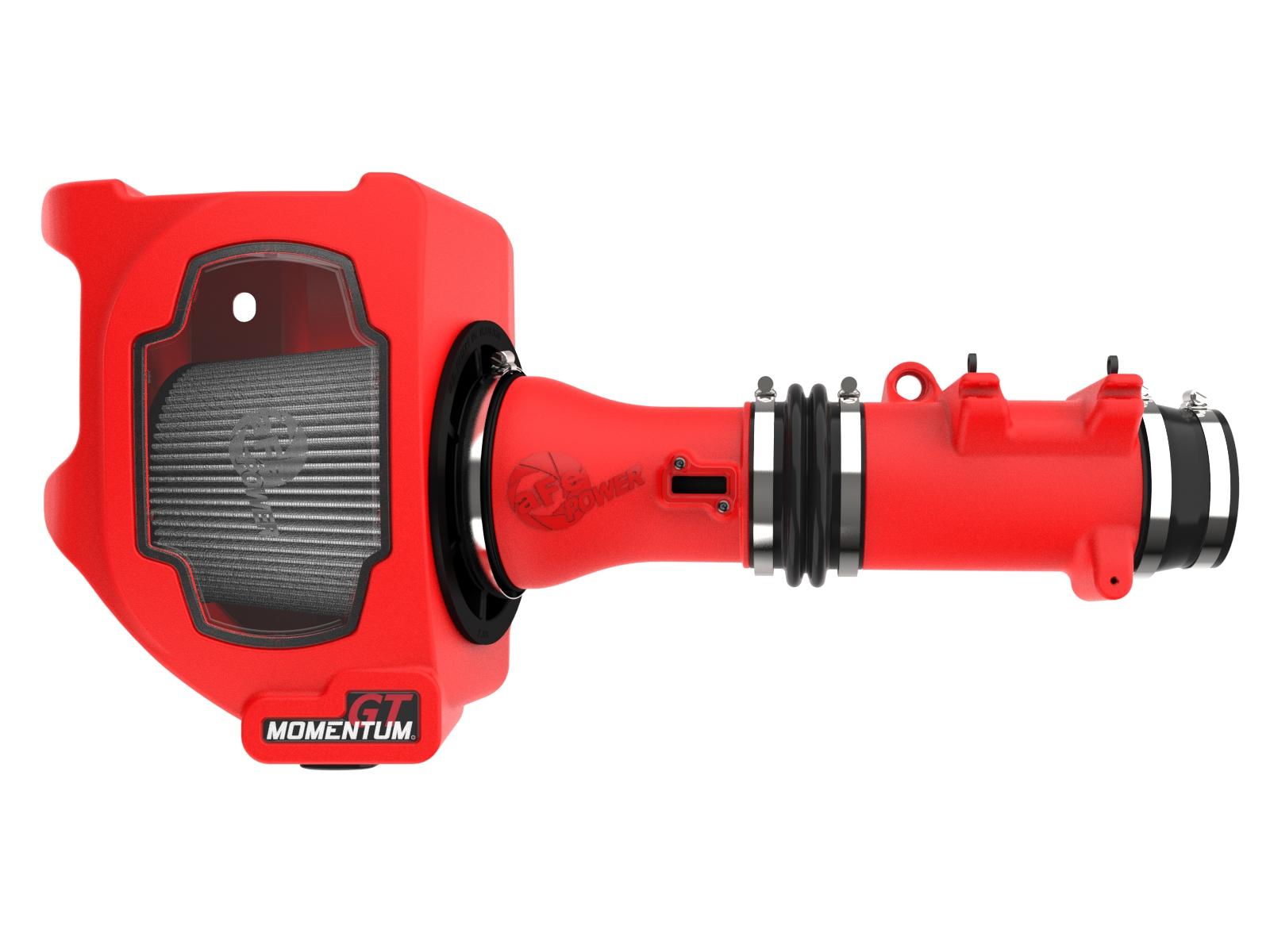 AFE Momentum GT Cold Air Intake System Red w/ Pro DRY S Filter (2022-2026 Ram, Jeep Fitments) - 50-70120DR