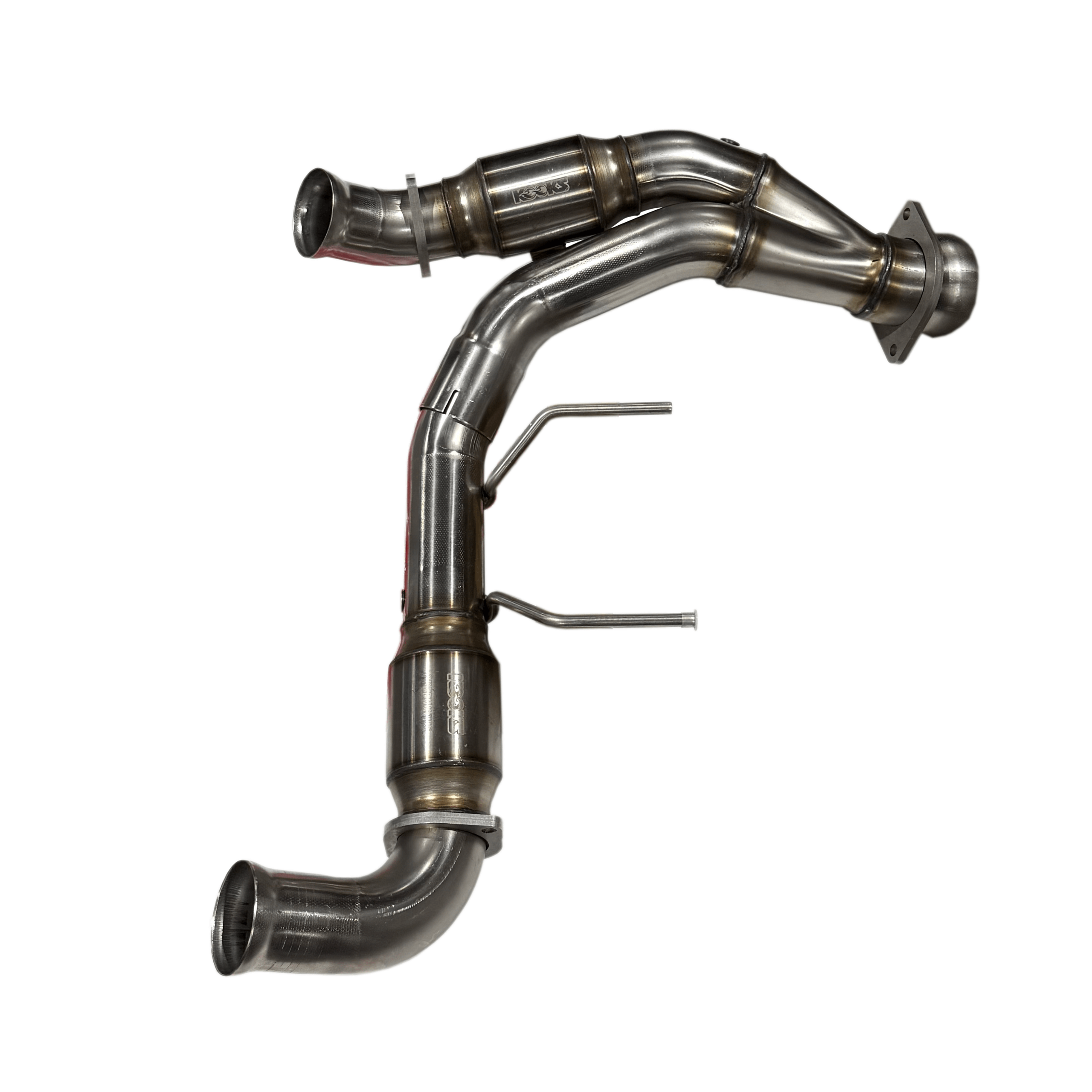 Kooks 1-7/8" Header and Catted Y-Pipe Kit (2021-2025 F-150) - 1371H420
