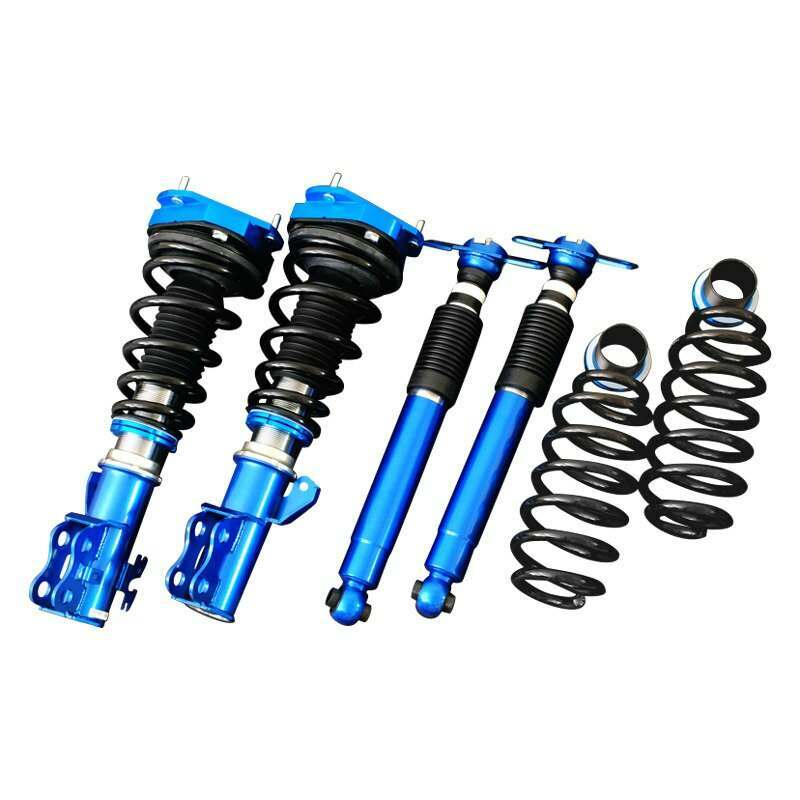 Cusco Coilover Kit, Street Zero-A, 2016+ Toyota Prius (4th Gen ZVW55 AWD Model) / Prime (Plug-in Hybrid), 40-way Damper Adj., F/R Spring Rate: 5kg/4.8kg (Fr.-35mm, Rr. -30mm Default), F/R : Rubber OE Style Upper Mount / HD Rubber Upper Mount, e-con2: 00B