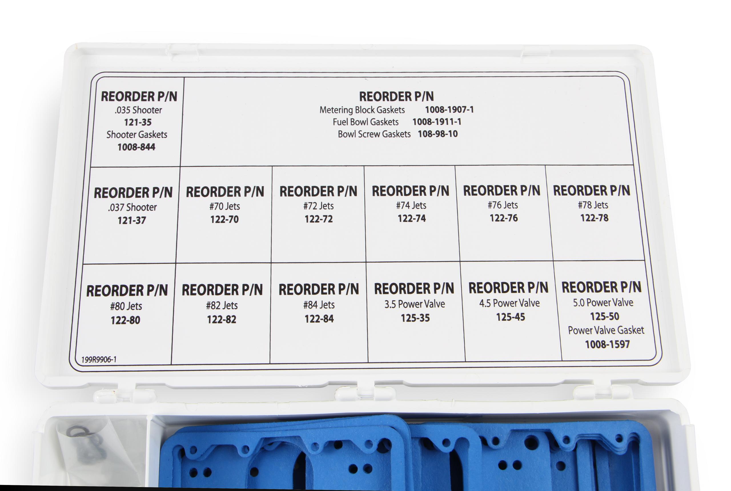 Holley Tuning/Calibration Kit.  - 36-182