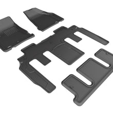 3D MAXpider 2007-2017 GMC Acadia/Acadia Limited Kagu 1st & 2nd & 3rd Row Floormats - Black