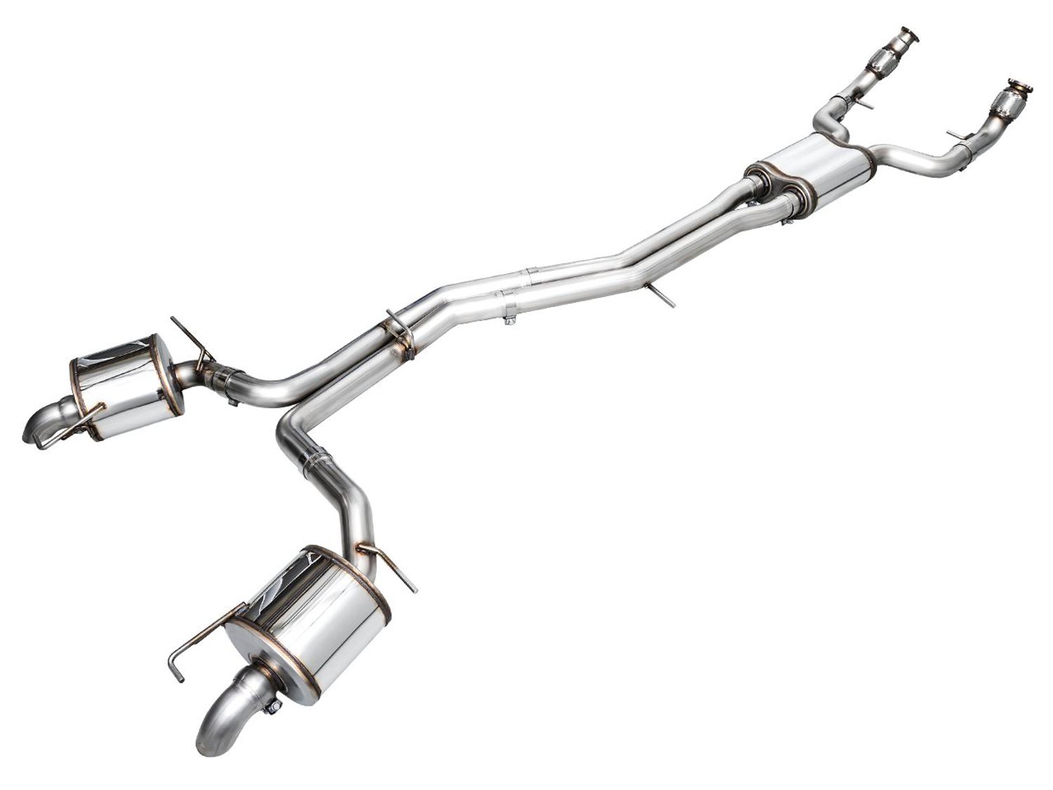 AWE Touring Edition Catback Exhaust - Turn Downs (2019-2023 Audi A6 / A7 3.0T) - 3015-31003