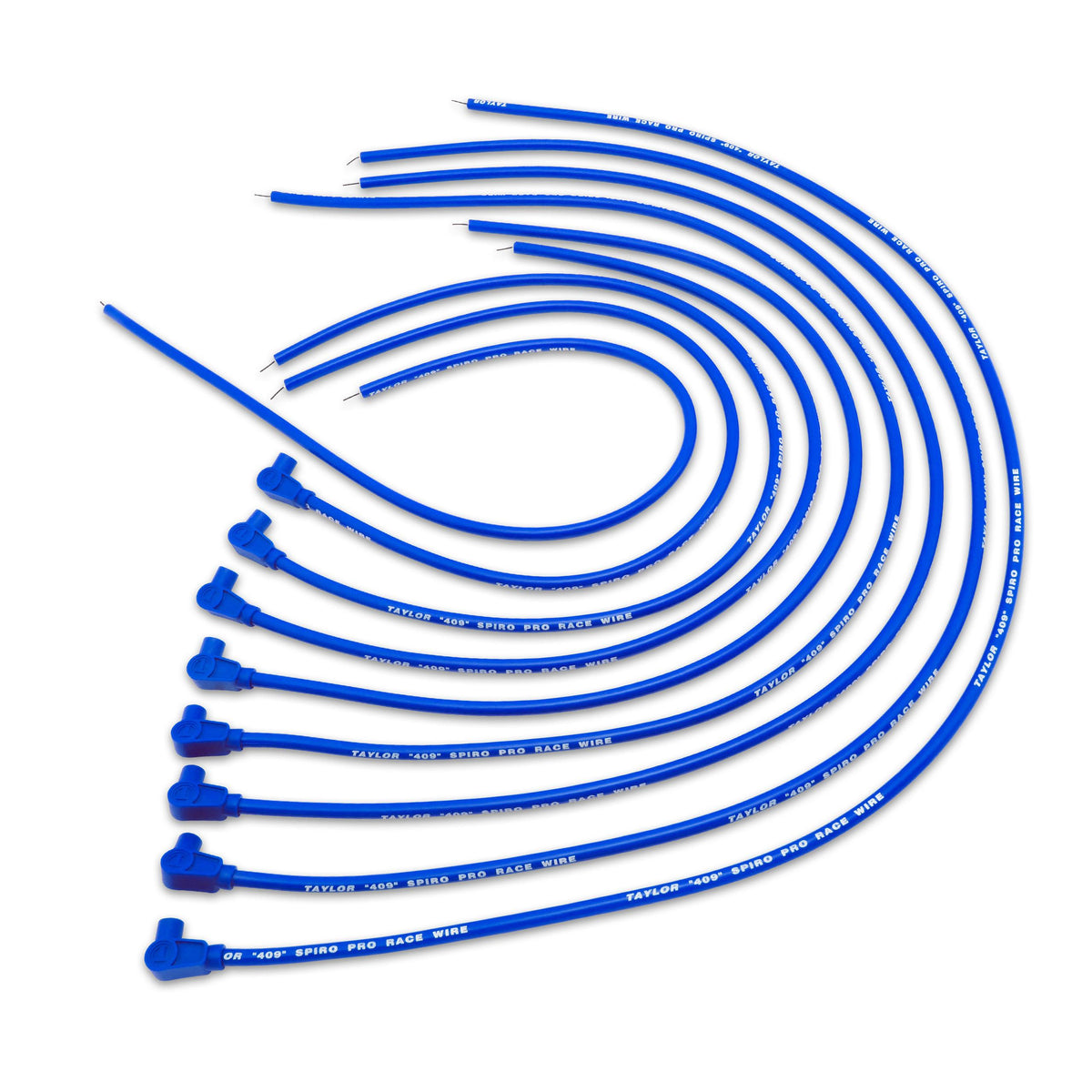 TAYLOR CABLE 409 Spiro-Pro univ 8 cyl 90 blue Spark Plug Wires - 79651