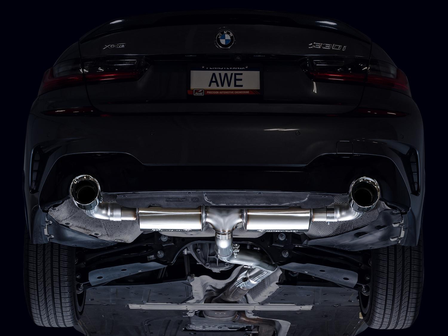 AWE Touring Edition Axle-back Exhaust for BMW G2X 330i/430i - 3015-32429