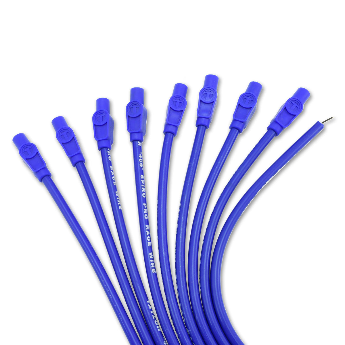 TAYLOR CABLE 409 Spiro-Pro univ 8 cyl 180 blue Spark Plug Wires - 79655