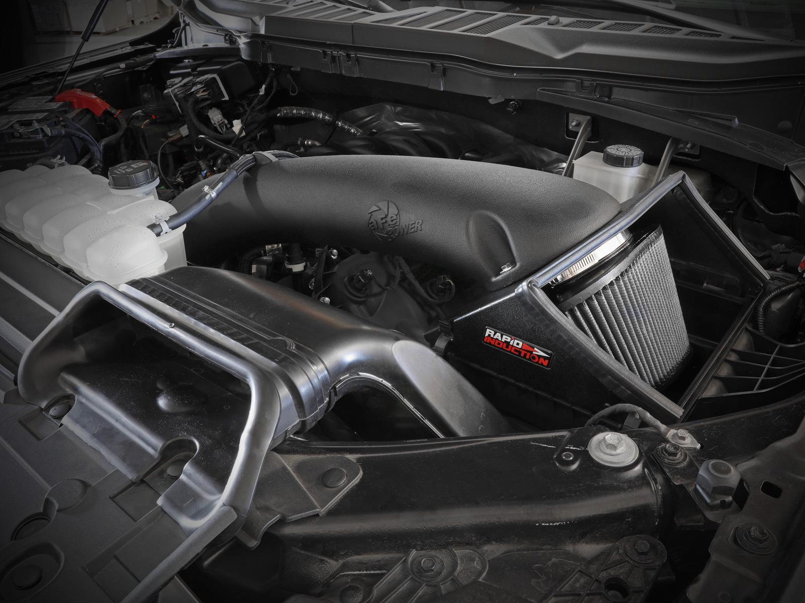 AFE 52-10012D Rapid Induction Cold Air Intake System w/ Pro DRY S Filter (2021 Ford F-150 V8-5.0L)