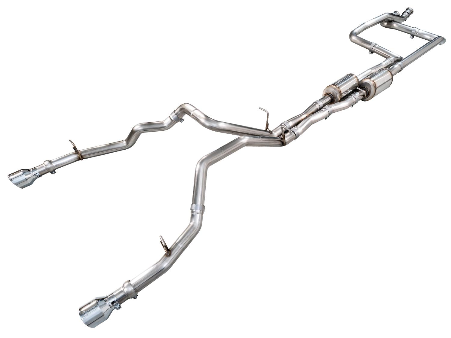 AWE 0FG Catback Exhaust - Chrome Silver Tips (2025+ RAM RHO) - 3015-32630