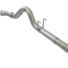 AFE Large Bore-HD 5 IN 409 Stainless Steel DPF-Back Exhaust System w/Polished Tip (2017-2021 F-250 Super Duty, F-350 Super Duty) - 49-43090-P
