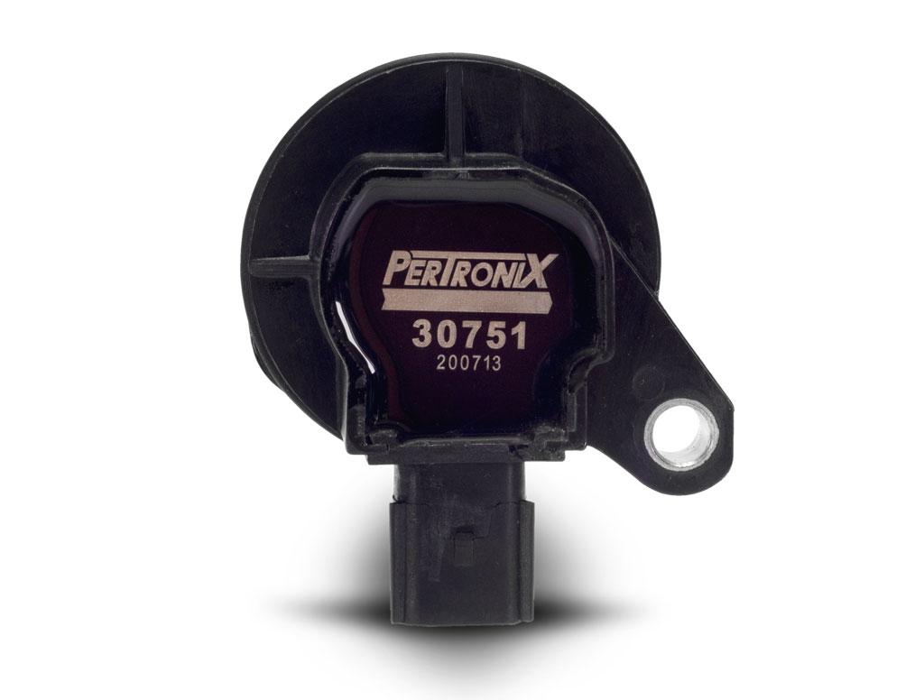 Pertronix Flame-Thrower Coil-On-Plug; Ford Modular Coyote 5.0L 2011-16 Single Coil; Optimized Coil Design For 15 Percent More Spark Energy; Direct OEM Replacement Ford Dg542/Br3Z12029A - 30751