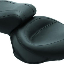 Mustang 00-08 Honda VT1100 Sabre,97-08 Spirit,87-97 Shadow,95-01 Ace Touring 1PC Seat - Black