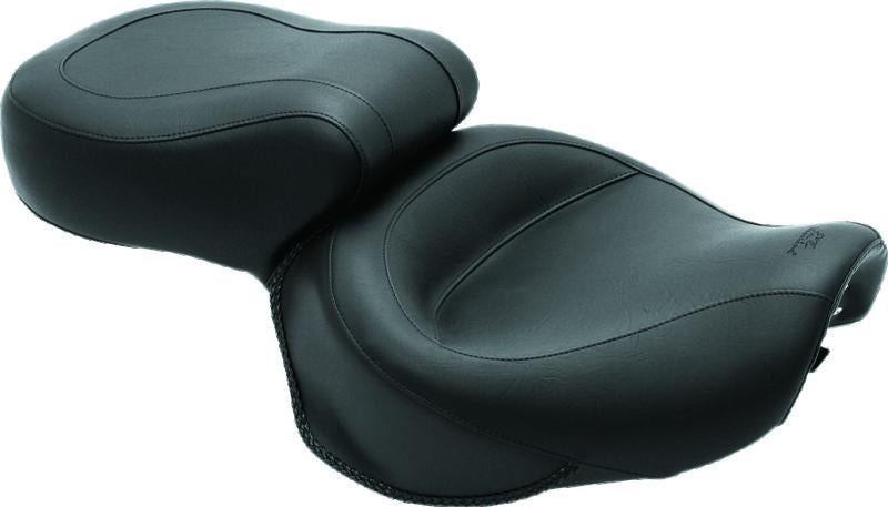 Mustang 00-08 Honda VT1100 Sabre,97-08 Spirit,87-97 Shadow,95-01 Ace Touring 1PC Seat - Black