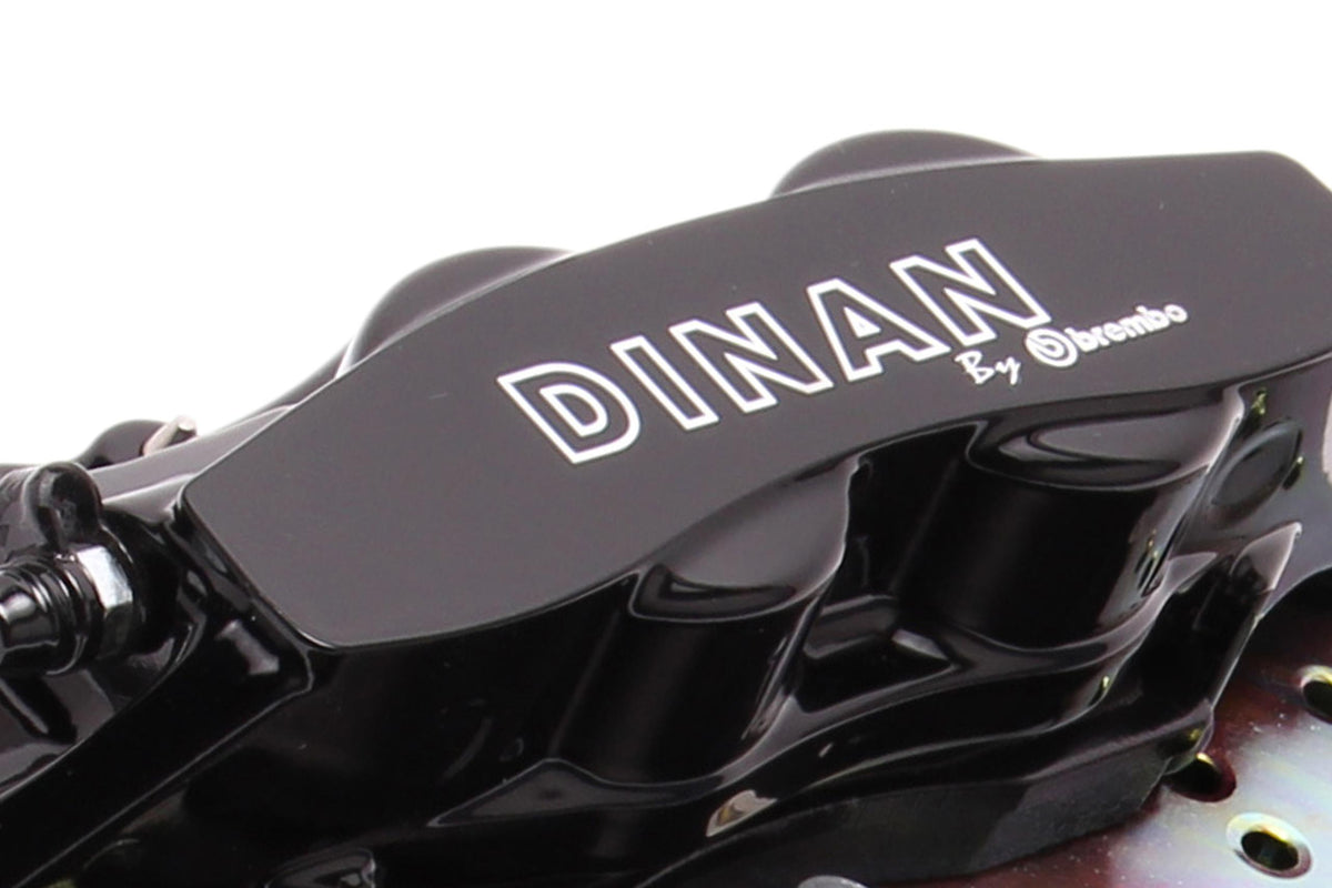 Dinan Brembo Brake Set; Front; Black Caliper; Slotted; - D290-0811-B