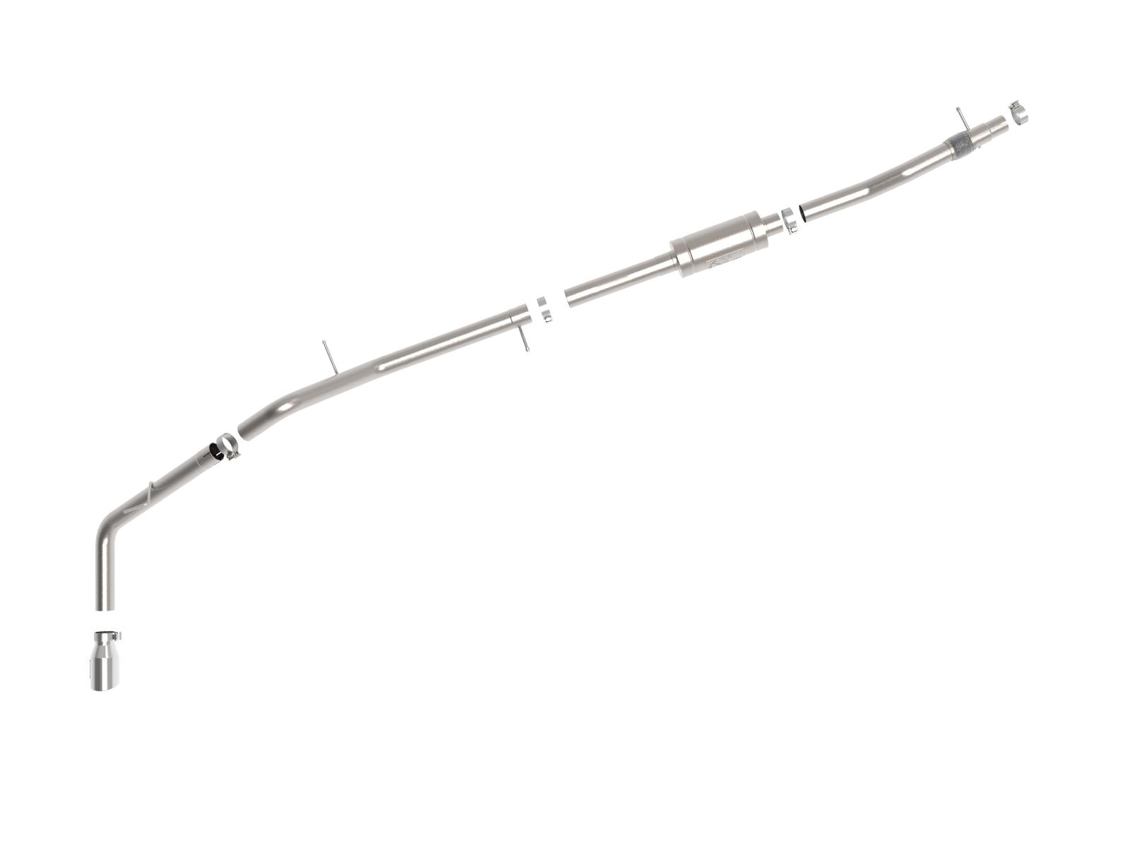 aFe 49-43115-P Apollo GT Series 3" 409 Stainless Steel Cat-Back Exhaust System (Polished Tips) 2019 Ranger