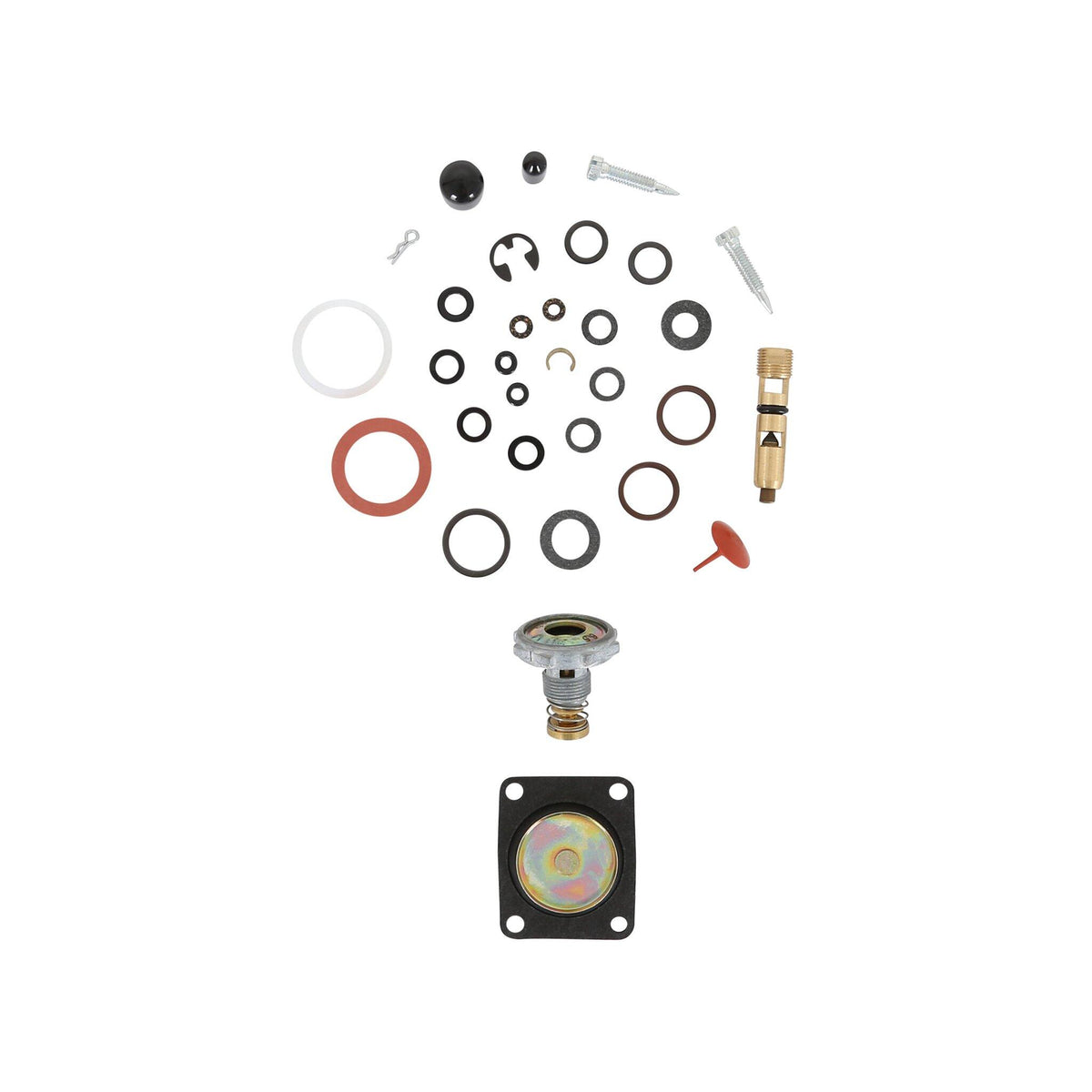 Quickfuel Non-Stick Rebuild Kit; 2300 (350, 500 CFM); 2bll. - 3-214QFT