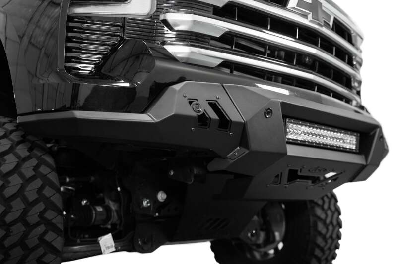 Addictive Desert Designs 2022-2025 Chevrolet Silverado 1500 Black Label Front Bumper - F140300010103
