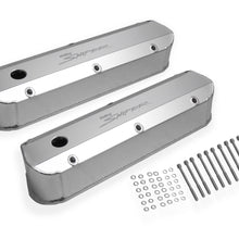 Holley Aluminum Valve Cover Set (1962-1985 Mustang, Mustang II, Ranchero, Thunderbird, Torino, Bronco, Country Sedan, Country Squire, Custom 500, E-100 Econoline, E-200 Econoline, E-300 Econoline, Fairlane, Falcon, Falcon Sedan Delivery, Galaxie, Galaxie