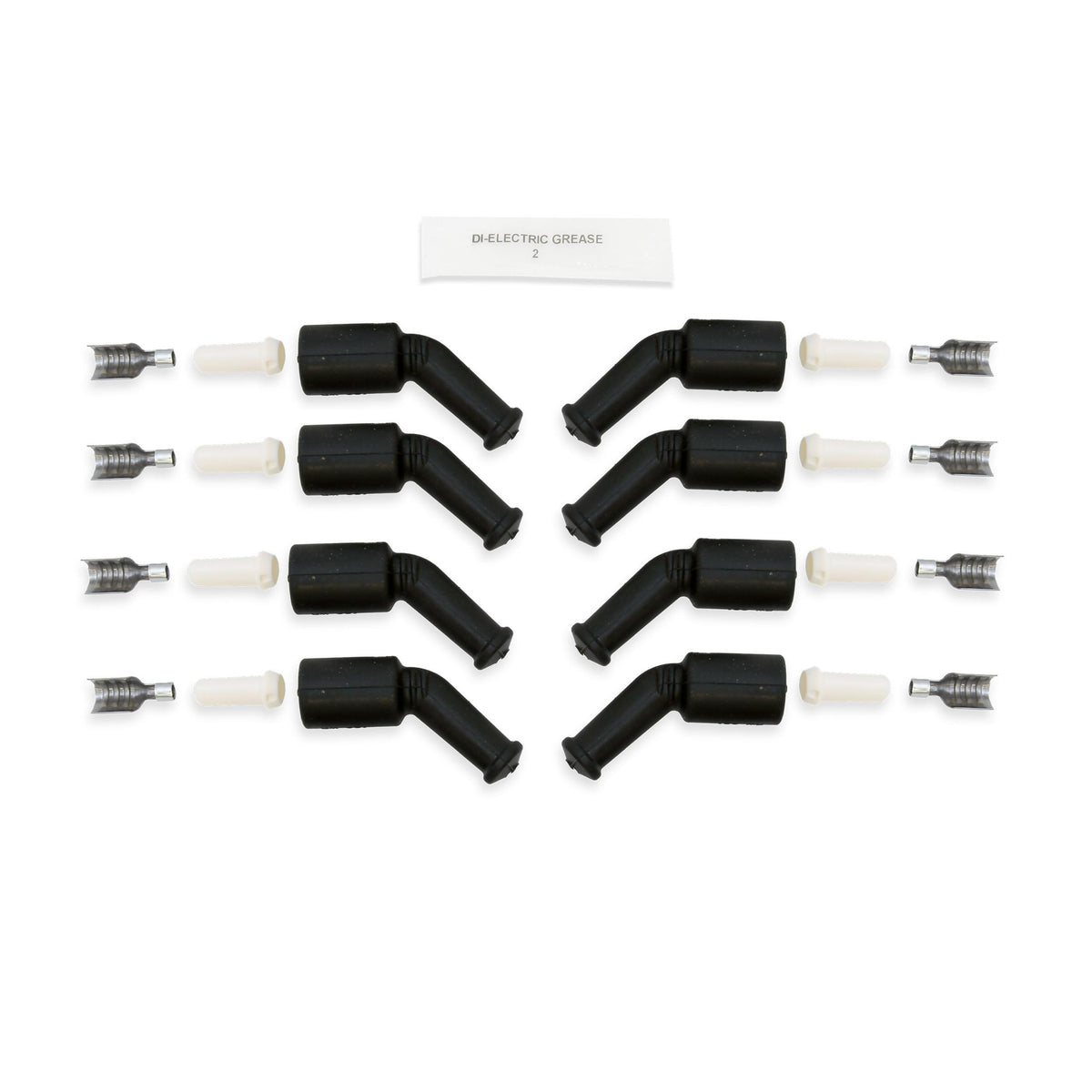 TAYLOR CABLE 8mm Spiro Pro LS Universal 135 Degree Black Spark Plug Wires - 73063