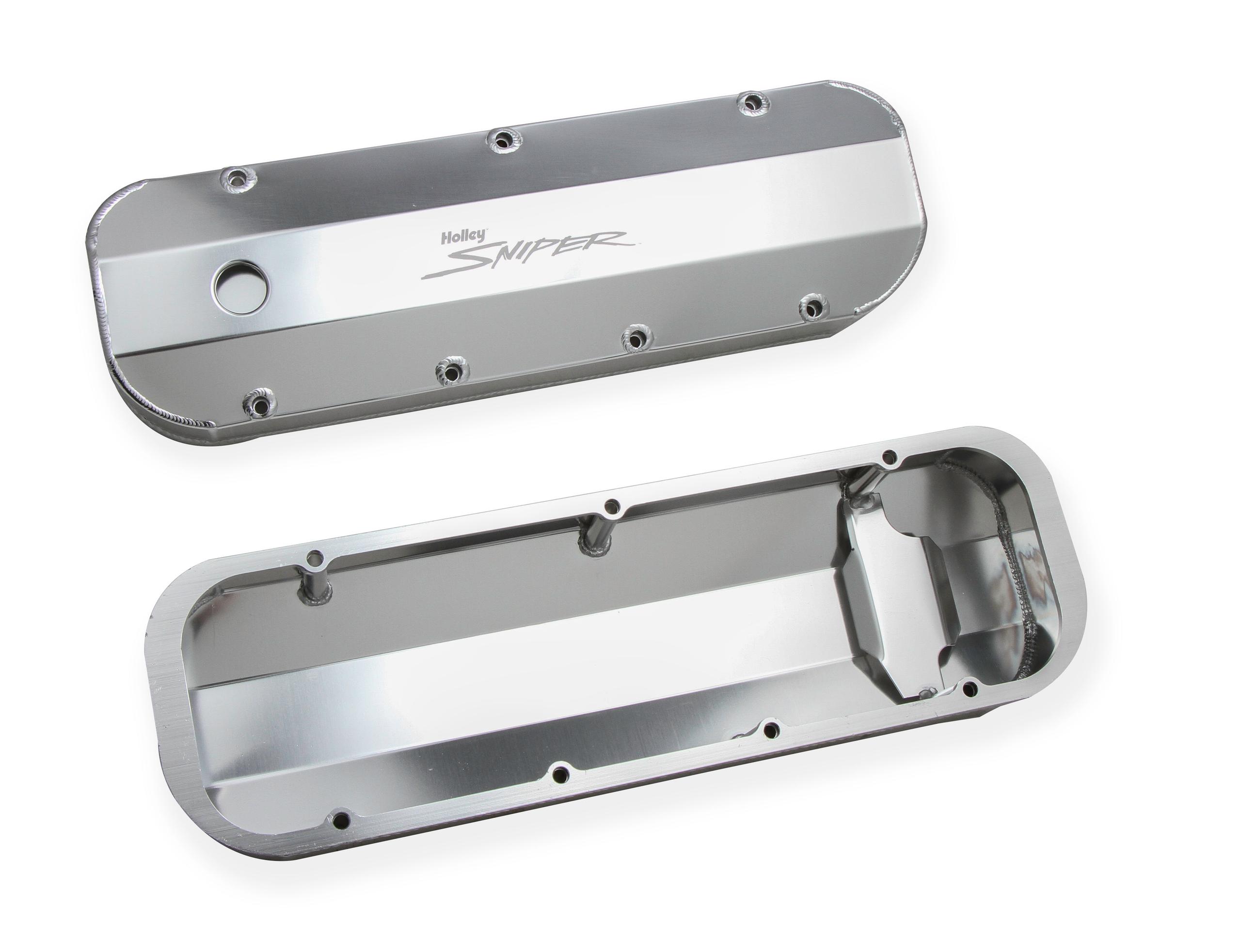 Holley Aluminum Valve Cover Set - 890002