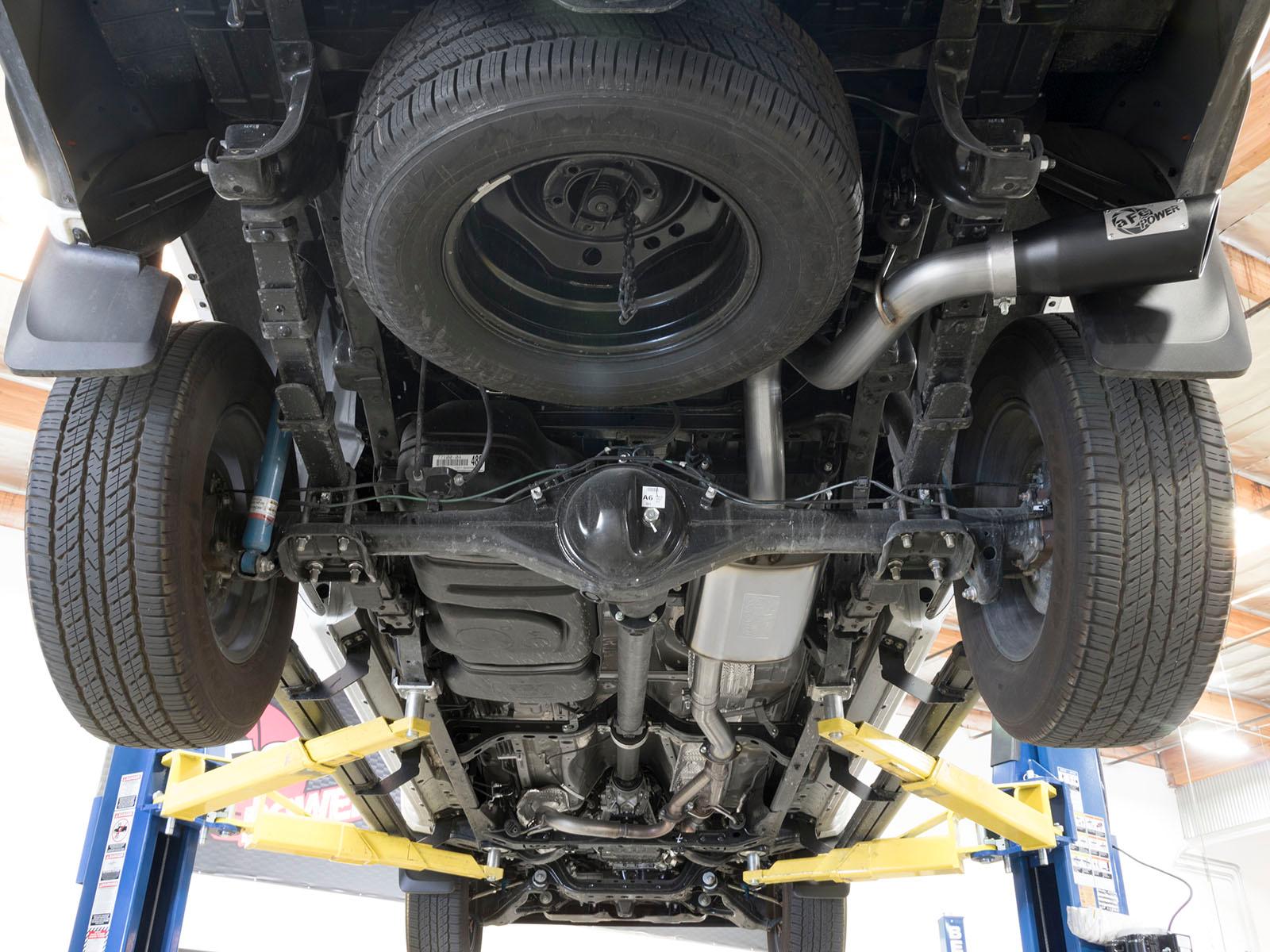 AFE MACH Force-Xp 3 IN 409 Stainless Steel Cat-Back Exhaust System w/Black Tip (2016-2021 Tacoma) - 49-46026-B