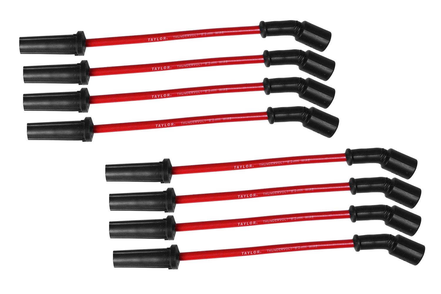 TAYLOR CABLE Thundervolt 8.2 custom 8 cyl red - 82205