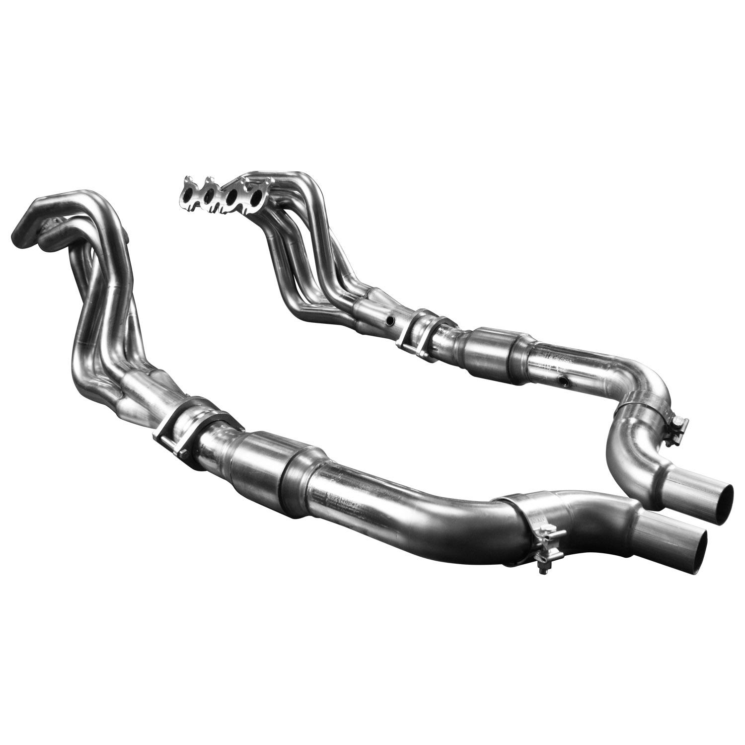 Kooks 1-7/8" SS Headers & ULTRA GREEN Catted Connection Kit. 2015-2026 Mustang GT/DH - 1151H452