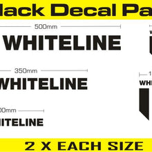 Whiteline Performance Decal Kits - KWM002