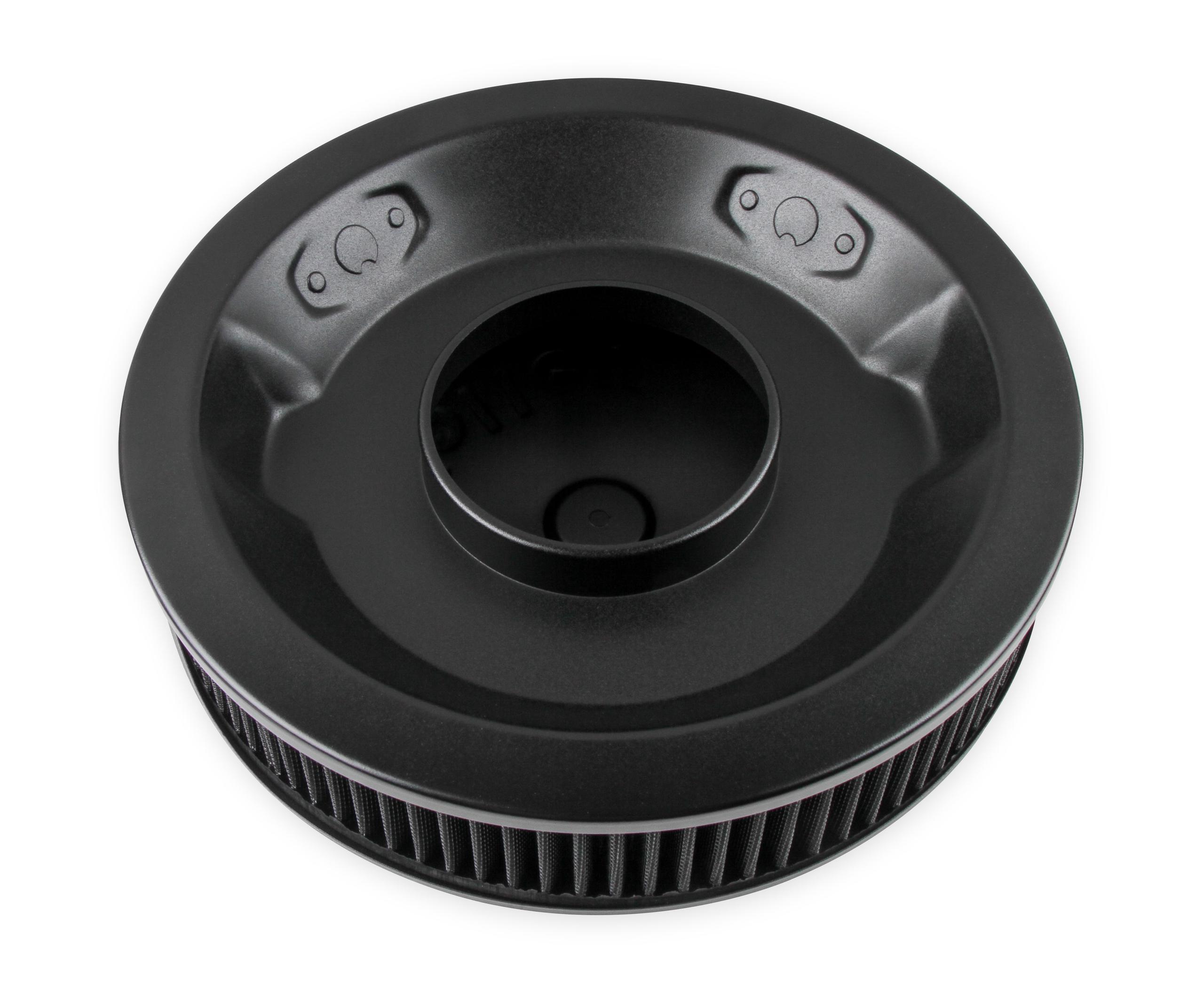 Holley Air Cleaner 14" Black.  - 120-102B