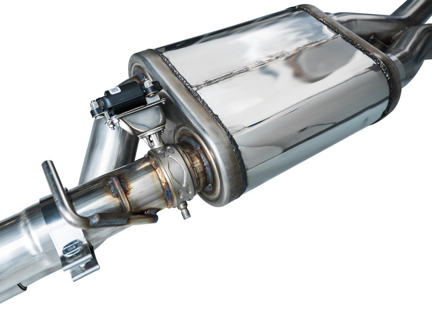 AWE 3" SwitchPath Catback Exhaust System - Dual BashGuards (2022-2025 Ford Bronco Raptor 3.0L) - 3025-31327