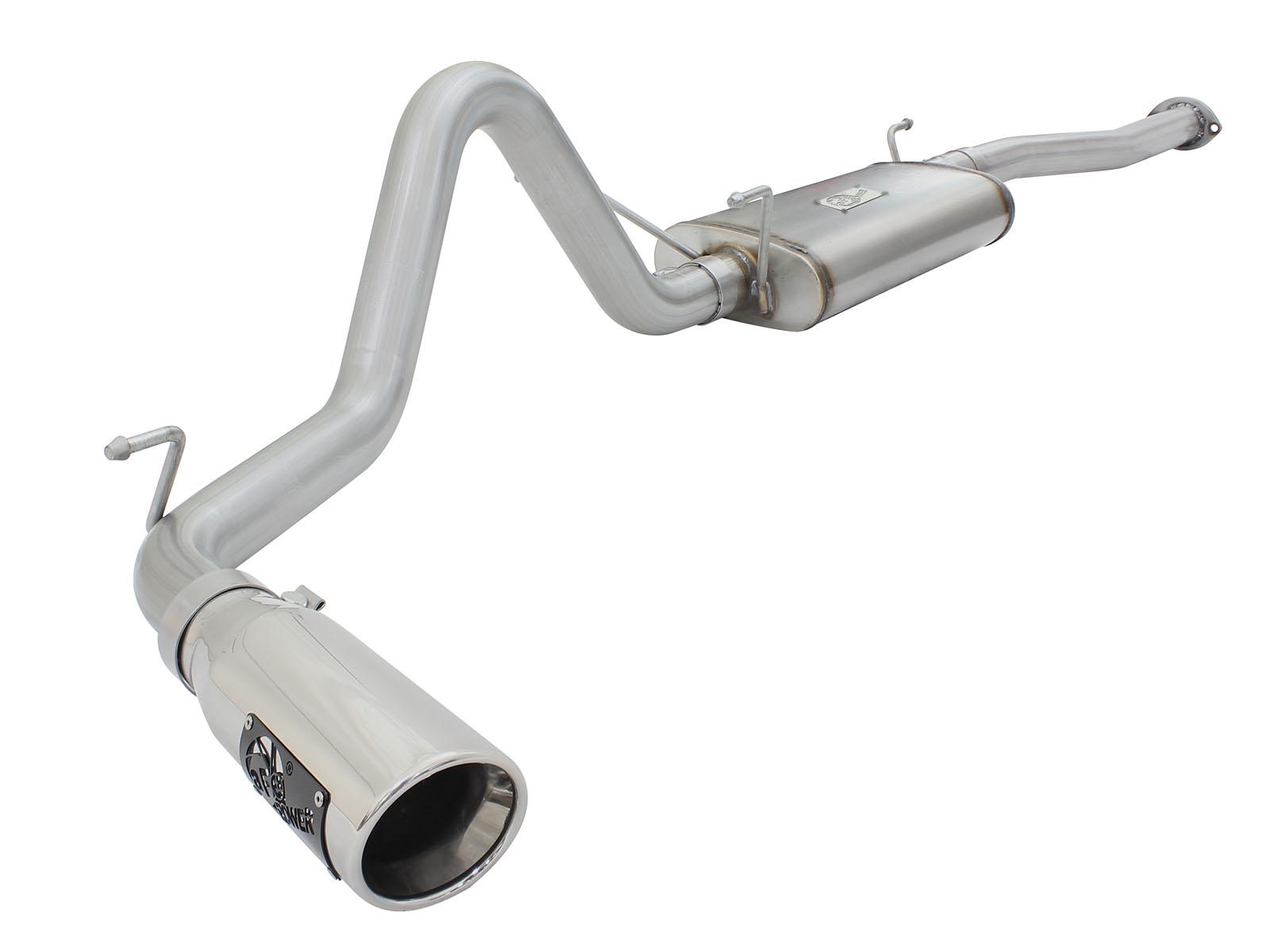 AFE Cat-Back Exhaust System (2013-2015 Toyota Tacoma L4-2.7L) - 49-46024-P