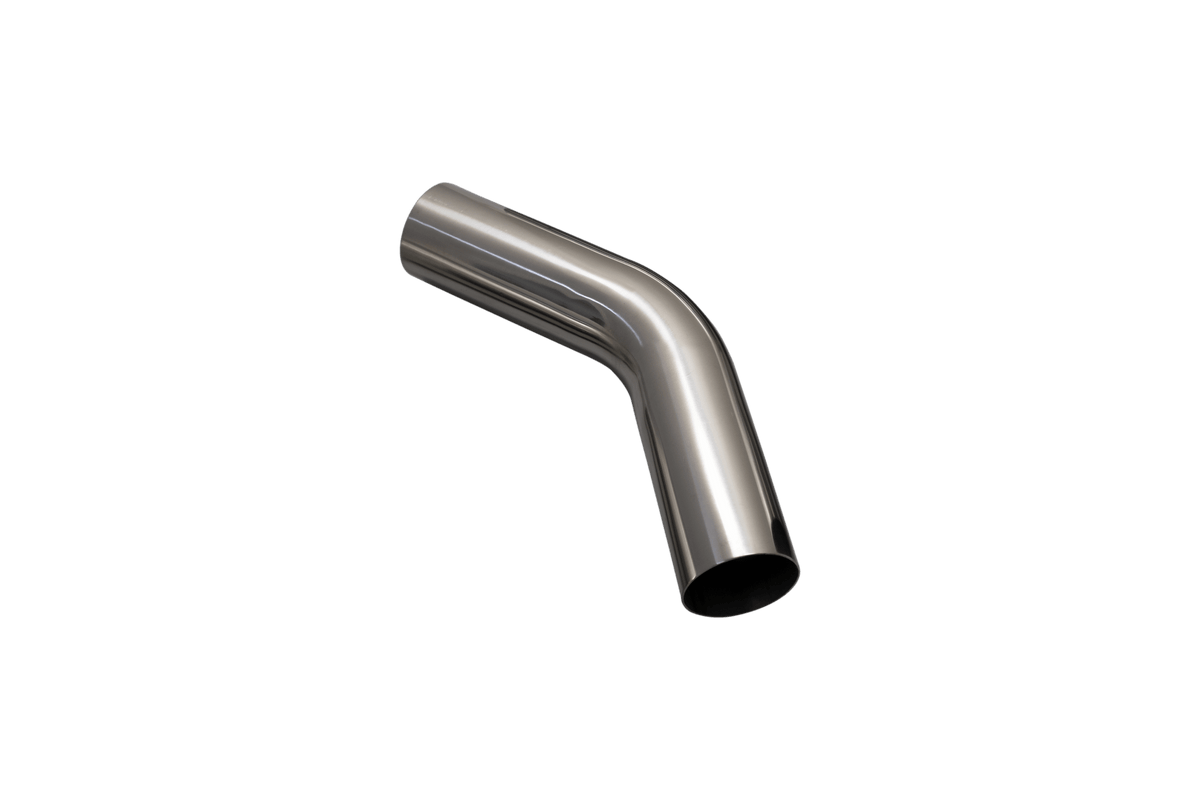 XForce Mandrel Bend 304SS Polished 2" 45 degree 1.5D 6" Leg - MS200-45