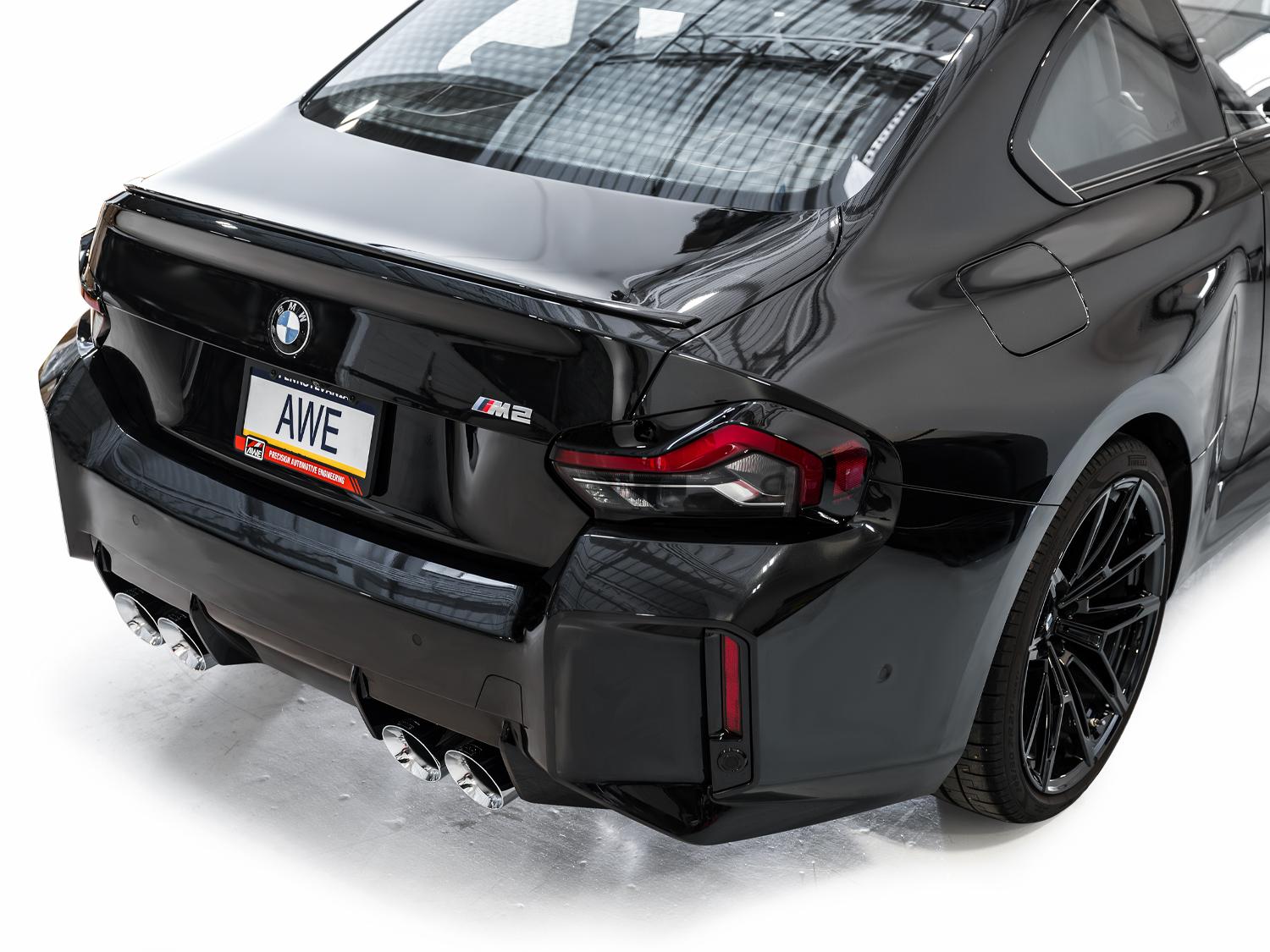 AWE SwitchPath™ Exhaust for BMW G87 M2 - Chrome Silver Tips - 3025-42487