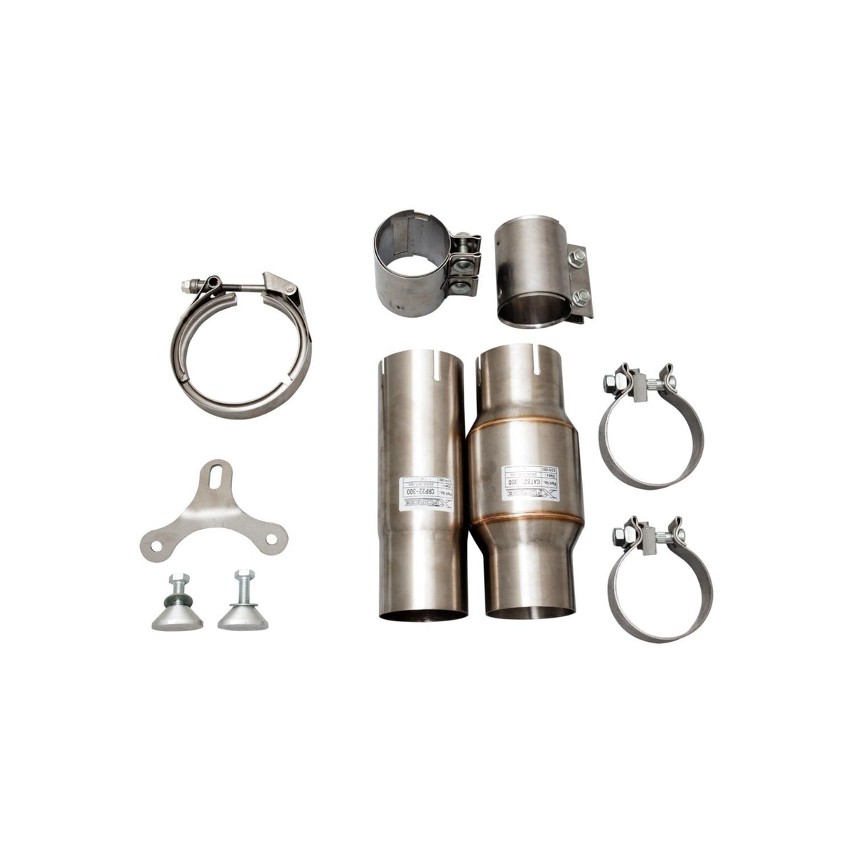 XForce Audi RS3 8V 2014-2016 Stainless Steel Down Pipe Kit - ESRS315KITB