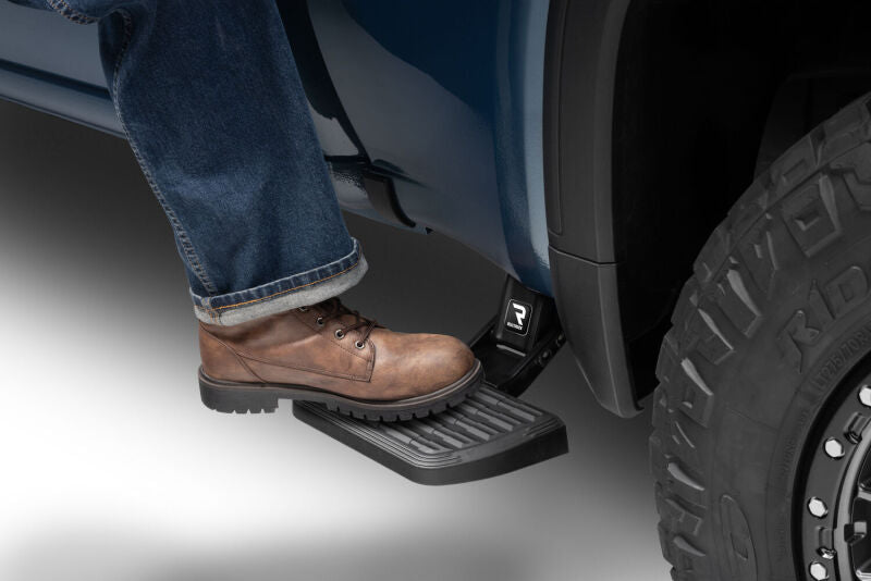 AMP Research Bedstep 2 Flp Dwn Side Bmpr Stp 19-21 Chev/GMC Silv/Sra 1500, Short Bed (2019-2021 Sierra 1500, Silverado 1500) - 75415-01A
